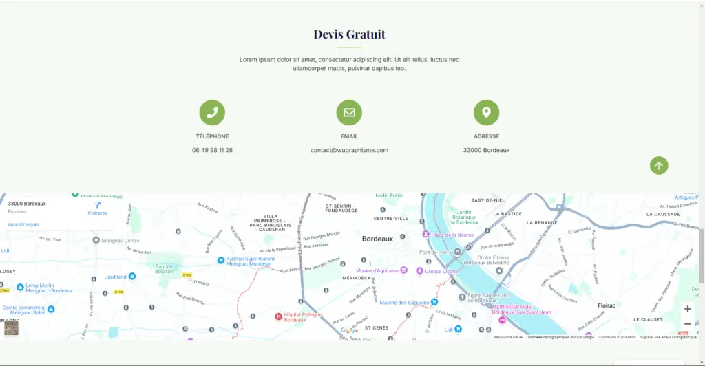 WuBusiness Démo Contact